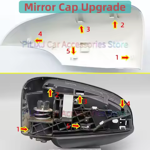 Auto Parts Wing Rearview Mirror Cap Shell Cover Housing For Toyota Corolla Altis 2014 2015 2016 2017