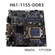 H61 All-in-One Machine Mini ITX Computer Motherboard 17 * 17cm Industrial Control Computer DDR3 Memo