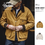 MADEN brand work style men's youth 2025 spring new American style 1950S retro Safari jacket Amikaki 
