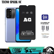 TEMPERED GLASS AG BLACK MATTE TECNO SPARK 8C POP 5 LITE 6 GO TEMPERED AG MATTE ANTI SPY