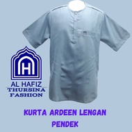 Kurta Ardeen Lengan Pendek Short Sleeve Lelaki Dewasa Al Hafiz ( S - 5XL ) by Thursina Fashion