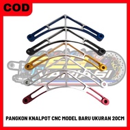 PANGKON BRACKET EXHAUST RESISTANT NEW MODEL CNC UNIVERSAL 20CM Motorcycle