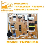 PANASONIC TV 42" POWER BOARD TH-42A600C / TH-42AS620K / TH-43C410K / TH-43D410K / TH-43DS630K / TH-5