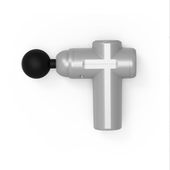 全城熱賣 - 電動按摩器儀mini震動筋膜槍(JM-11B 按鍵款-銀色)