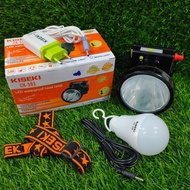 senter kepala led waterproof 70 Watt KISEKI CK-593 Nyala Putih