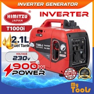 Mytools HIMITZU Inverter Silent Petrol  Compact Generator T1000i 1000W Heavy Duty I Genset Elektrik