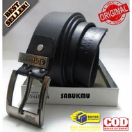 LV05 Men's Leather Belt 100% Genuine Cowhide, Strong and Sturdy