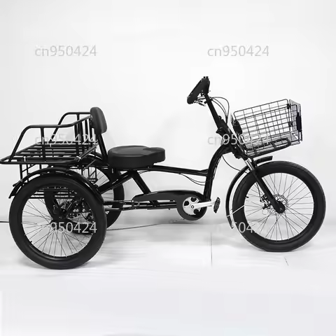 24 Inch 3 0 Recumbent Tricycle Electric Assist Pedal Trike Adult Three Wheel Bike