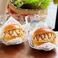 Ruipi Cat Milk Skin Burger Packaging Box Milk Skin Mario Bread Burger Transparent European Packaging