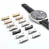 20mm 21mm Stainless Curved End Link Endlink Just For Rolex for Daytona Watchband Submariner Watch Rubber Leather Strap Seamless Connection