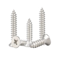(304 Stainless Steel Self-Tapping Screw Phillips Countersunk Head Screw Flat Head Self-Tapping Screw