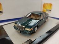 GLM 1 43 Lincoln Town Car 4-Door Deluxe Car Model Lincoln Town Car 1997 Metallic Green