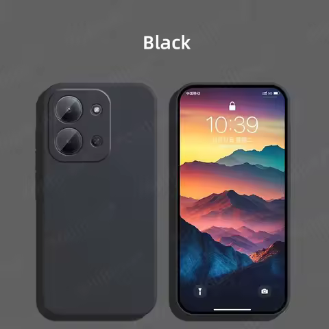 Luxury Case For Poco C85 Cover Poco C85 Fundas Coque Soft Original Liquid Silicone Soft TPU Phone Ba