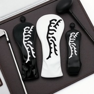 Protective Tiger Golf Headcovers for Driver Fairway & Hybrid Woods 1/3/UT  Penutup Kepala Golf Tiger