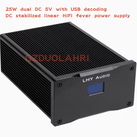 LHY 25W Dual DC DC5V DC9V DC12V DC15V DC18V USB Decoding Routing Interface Audio DC Stabilized Linea