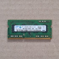 RAM SAMSUNG DDR3 1333MHZ 2GB 8CHIP สำหรับ NOTEBOOK