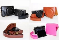 PU Leather Case for Sony DSC-RX100M6 RX100 M6 RX100VI RX-100M5 RX100M5