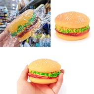 Mainan Hewan Hamburger Boneka Bunyi Kucing Anjing Lucu