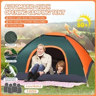 6Person Camping Tent Sunscreen Waterproof Tent Double Layer Outdoor Foldable Automatic Family Tent