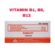 RAMAVIT - 100mg/10mg/50mcg Vitamin B Complex for nerves