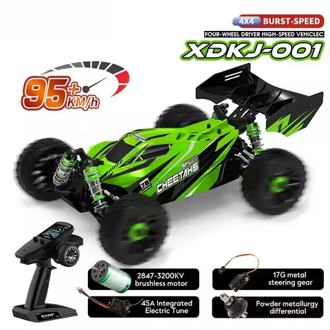 XDKJ-001 95KM/H 4WD RC Cars 3S Racing Car 1/14 Brushless High Speed Competitive Drift Remote Control