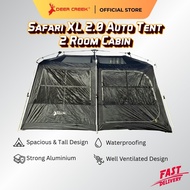 Deer Creek Safari XL 2.0 Auto Tent 2 Room Cabin | Khemah Auto 2 Bilik | 2房露营帐篷 快开 大空间 防风防雨