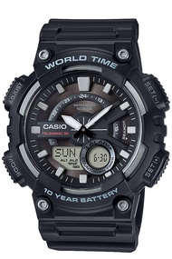 AQ-S810 Watch, Casio Collection, Black (AEQ-110), Newest model