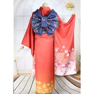 Fleet collection Fleet collection Fleet Girl Print Kimono Ship Girl Xili cosplay Chinese New Year Ki