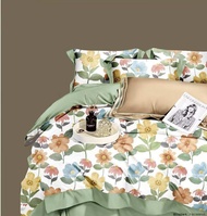 Sprei Katun Jepang Motif Floral Sprei Cantik Custom Size - Grosir Sprei Surabaya