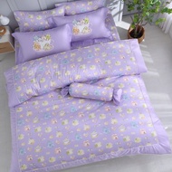 角落小夥伴-床包+枕套組-咖啡杯-兩色-台灣製造