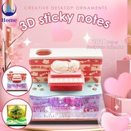 3D Calendar 2026 Tear Away Paper Art Notepad Desk Time Piece Calendar Creative Present SHOPTKC7240