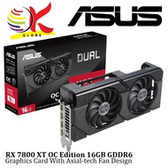 ASUS AMD DUAL RADEON RX 7800 XT OC EDITION 16GB GDDR6 256BIT GRAPHICS CARD WITH AXIAL TECH FAN - ( D