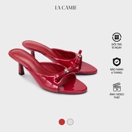 Elegantly designed high heel sandals made of microfiber leather brand LaCamie DC5B0103