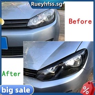 For  Golf 6 Mk6 Vi Car Headlight Eyebrow Sticker Decoration Black Styling Accessories