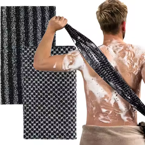 2Pcs Japanese Exfoliating Shower Towel Set Japanese Rubbing Washcloth Exfoliating Shower Towel Towel
