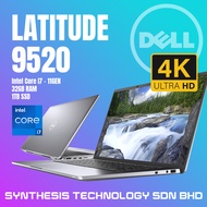 REFURBISHED DELL LATITUDE 9520 4K DISPLAY I7 PROCESSOR LAPTOP 32GB RAM 1TB SSD I7 4K LAPTOP @RM9220