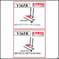 Intake Valve / Exhaust Valve (1 PC) Yamaha Y16 Y16ZR 100% HLY Original Yamaha In Valve / Ex Ekzos Va
