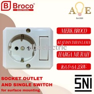 Broco 15411 ENGKEL SWITCH + OB GROUND CONNECTOR / OUTBOW GROUND OUTLET 15411