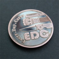 new EDC Tactile Coin Forget Worry Stone Anti Stress Toys Anxiety Fidget Toys ADHD Hand Spinner Comme