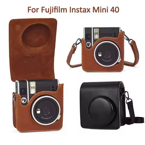 Case Cover Bag For Fujifilm Instax Mini 40 Retro Leather Camera Bag Travel Protective Case for Fujif