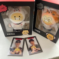 Round corner card T1 KaKao merch 2025 Doran Faker Oner Gumayusi Keria League LOL plushie & odd card