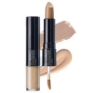 THESAEM Cover Perfection Ideal Concealer Duo (#2 Rich Beige) | Dual Type Full Coverage Concealer, Hi