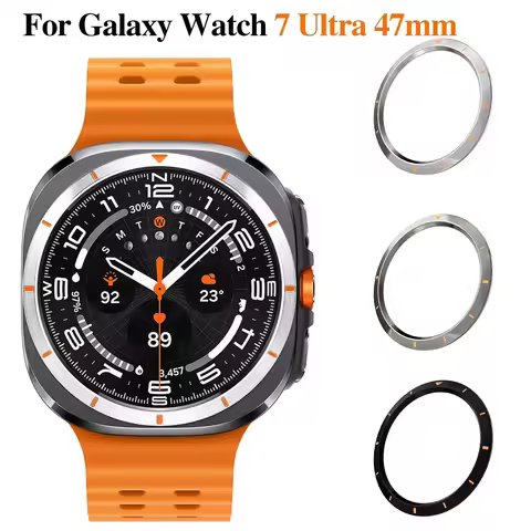 PC Cover Bezel Ring Case For Samsung Galaxy Watch 7 Ultra 47mm SmartWatch Protector Case PC Frame Sh