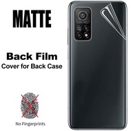 Front / Back Matte Hydrogel Film for Xiaomi Ｍi10 Mi11 Mi12 Mi (Note) 2 3 10 9 11 12 Lite 12T 11T 10T 9T Pro Anti-fingerprint Screen Protector