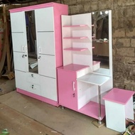 Promo Special... lemari dan meja rias pink