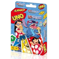 Mattel Games UNO Stitch Card Game for Family Night Feature Tv Show Themed Graphics and Special Rulea