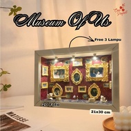 Museum Of Us_ Museum in Frame 3D 21x30 cm | Miniature Of Us| 3D Mouse| Miniature miniatures| Museum 