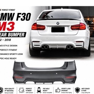 BMW F30 M3 REAR BUMPER PP 3 Series