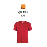 Oren Sport QD5605 Red NTMY.os Quick Dry Polyester Interlock Microfiber Jersey Unisex Plain Round Nec