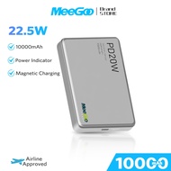 MeeGoo Magnetic Powerbank 10000 mah Wireless 22.5W Fast Charging Portable Charger for phone